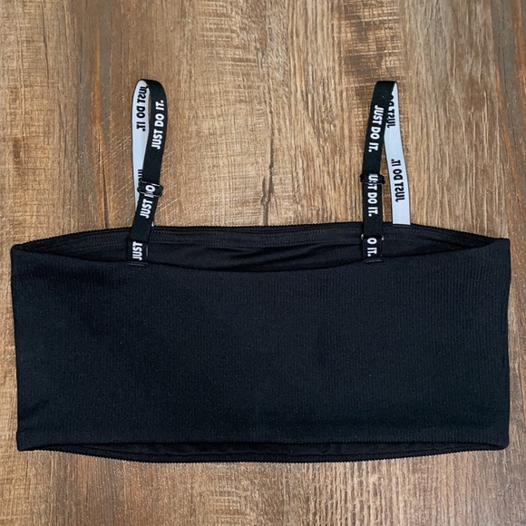 Nike JDI Cropped Rib Top Black - Picture 6 of 12